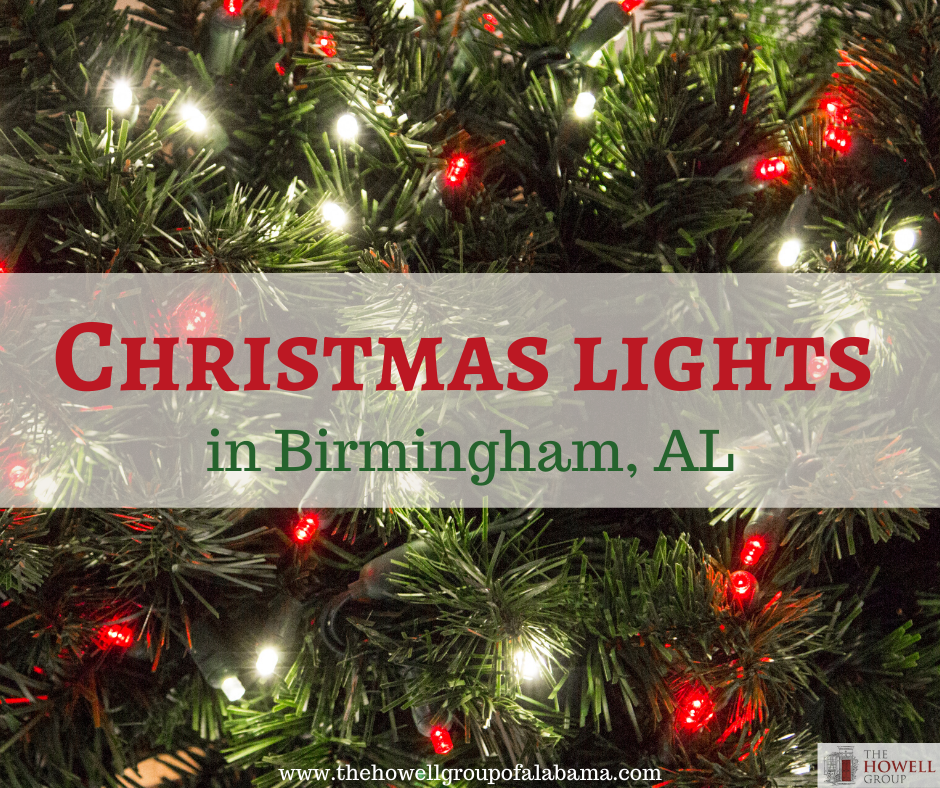 Luci di Natale a Birmingham Alabama